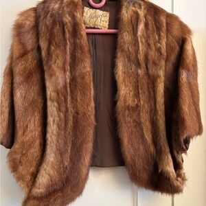 Margolis Furs Brown Fur Stole